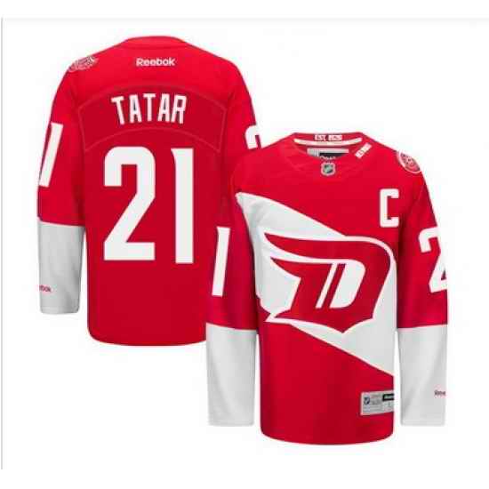 Detroit Red Wings #21 Tomas Tatar Red 2016 Stadium Series Stitched NHL Jersey